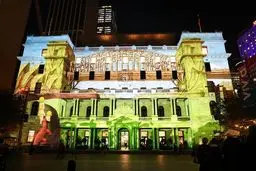 تصاویری از بزرگ‌ترین جشنواره نور و موسیقی در استرالیا