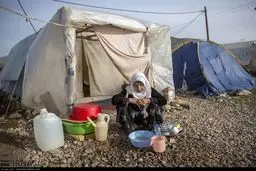 تصاویری از حال و هوای زندگی روزمره مردم شهر زلزله زده «ثلاث باباجانی»