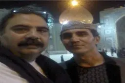 شاعر برره در شاهچراغ/عکس