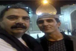شاعر برره در شاهچراغ/عکس