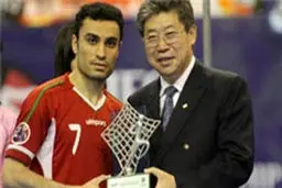 یک ایرانی برترین فوتسالیست سال 2014 آسیا شد+عکس