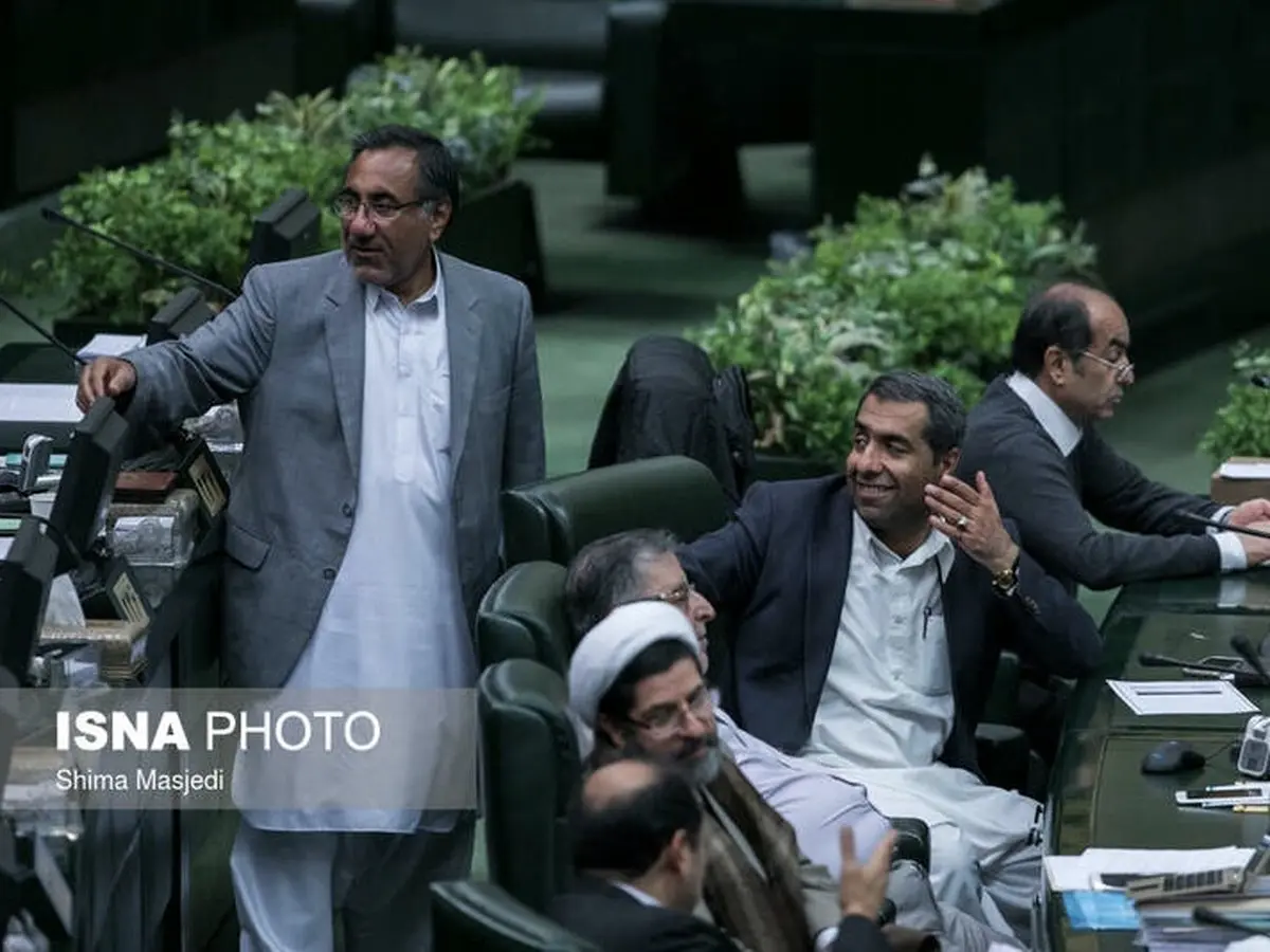 نماینده جنجالی در جلسه امروز مجلس!/ عکس