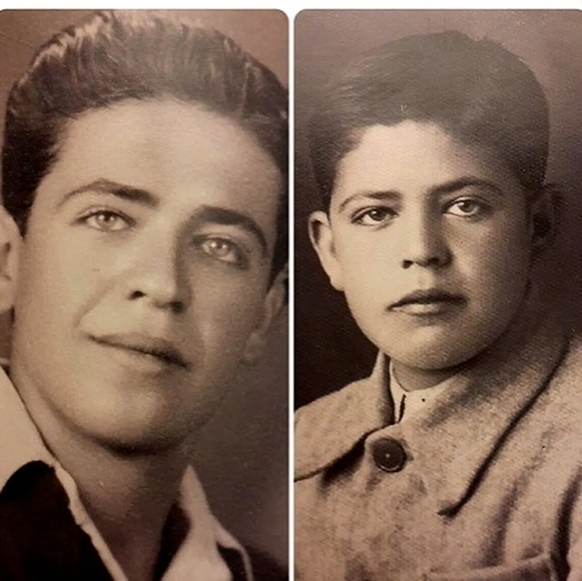 عکسی دیده نشده از کودکی و جوانی محمدعلی کشاورز