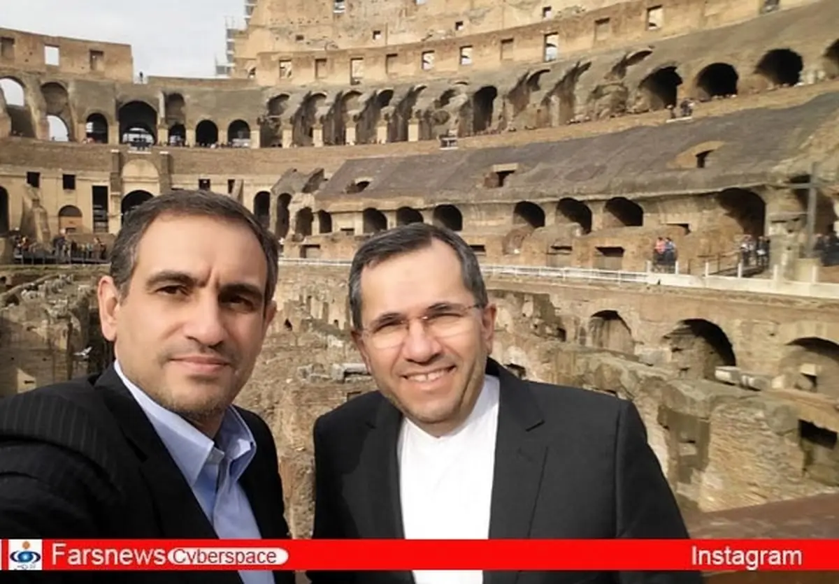 سلفی در آمفی تئاتر گلادیاتورها/عکس