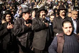 داش مشتی‌ها در مراسم تشییع پیکر مظلومی/ عکس