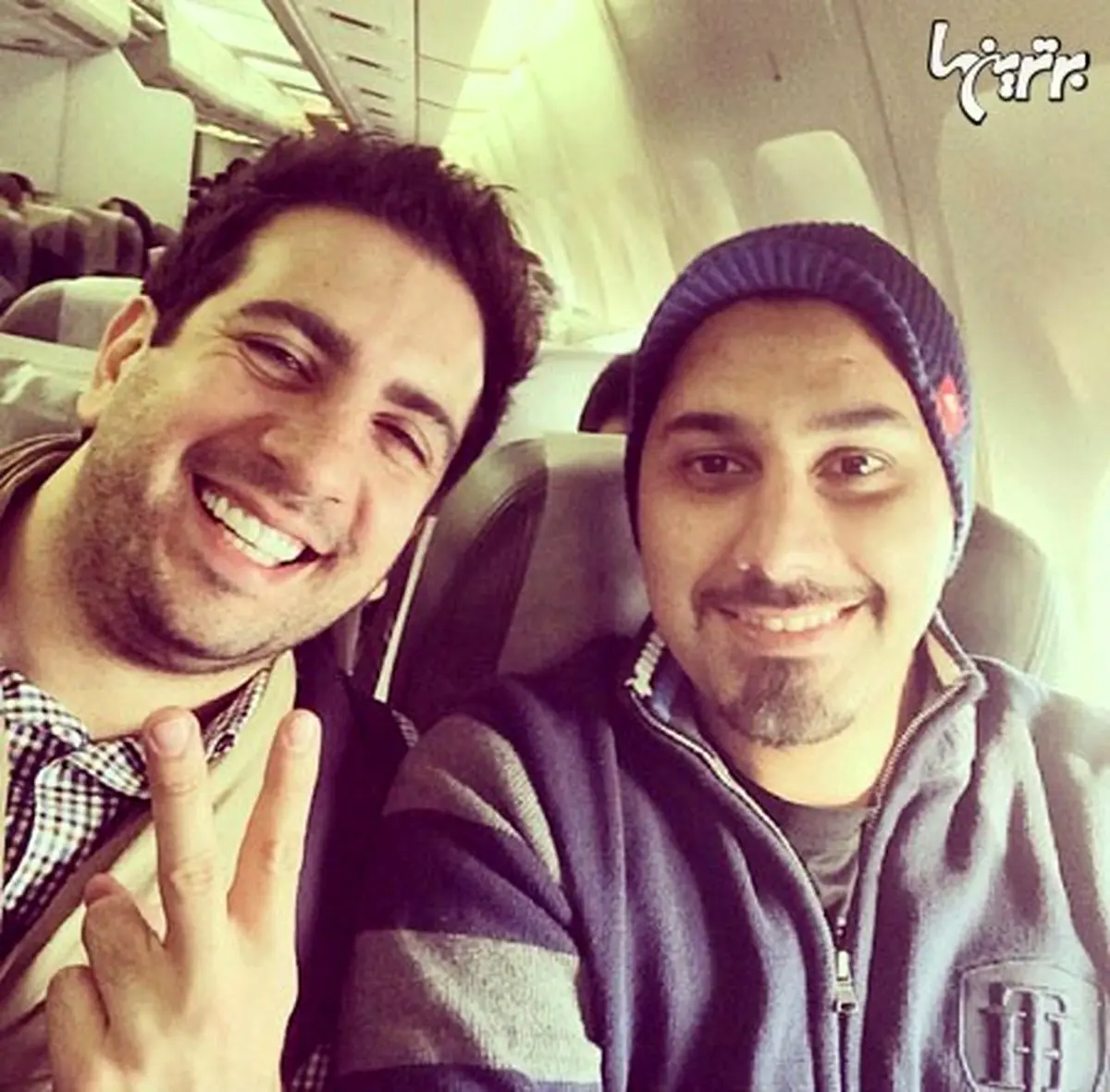 عکس سلفی امید حاجیلی و احسان خواجه امیری