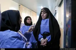 ملاقات معاون رییس‌جمهور با قربانی اسیدپاشی /گزارش تصویری