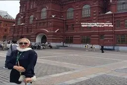 تصاویر / آنا نعمتی در مسکو