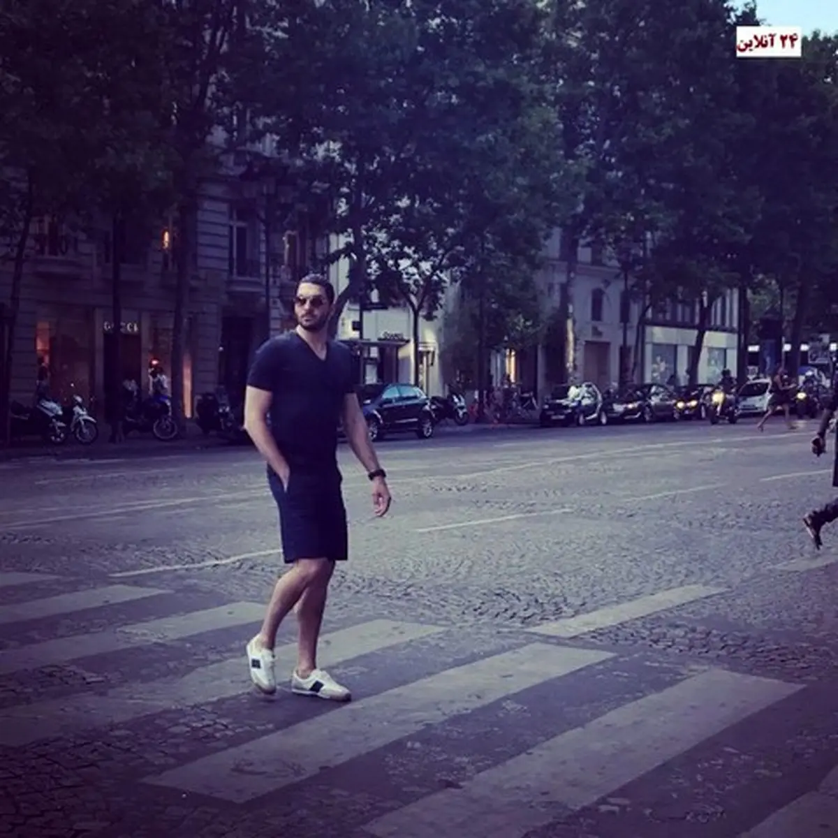 تیپ تابستانی علیرضا حقیقی در سوئد/عکس