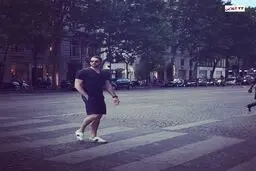 تیپ تابستانی علیرضا حقیقی در سوئد/عکس