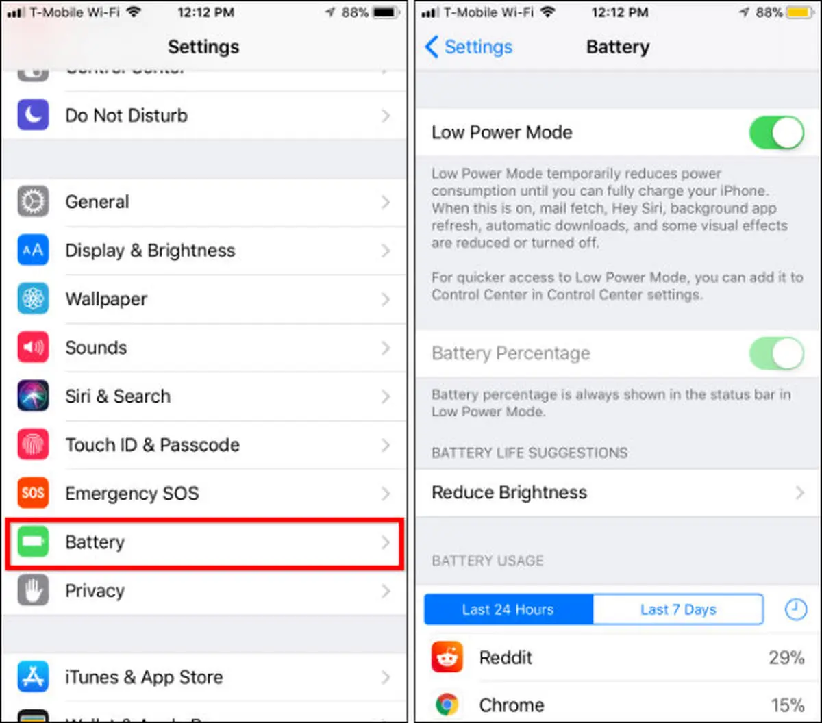 چگونه از حالت Low Power در آیفون ها استفاده کنیم؟