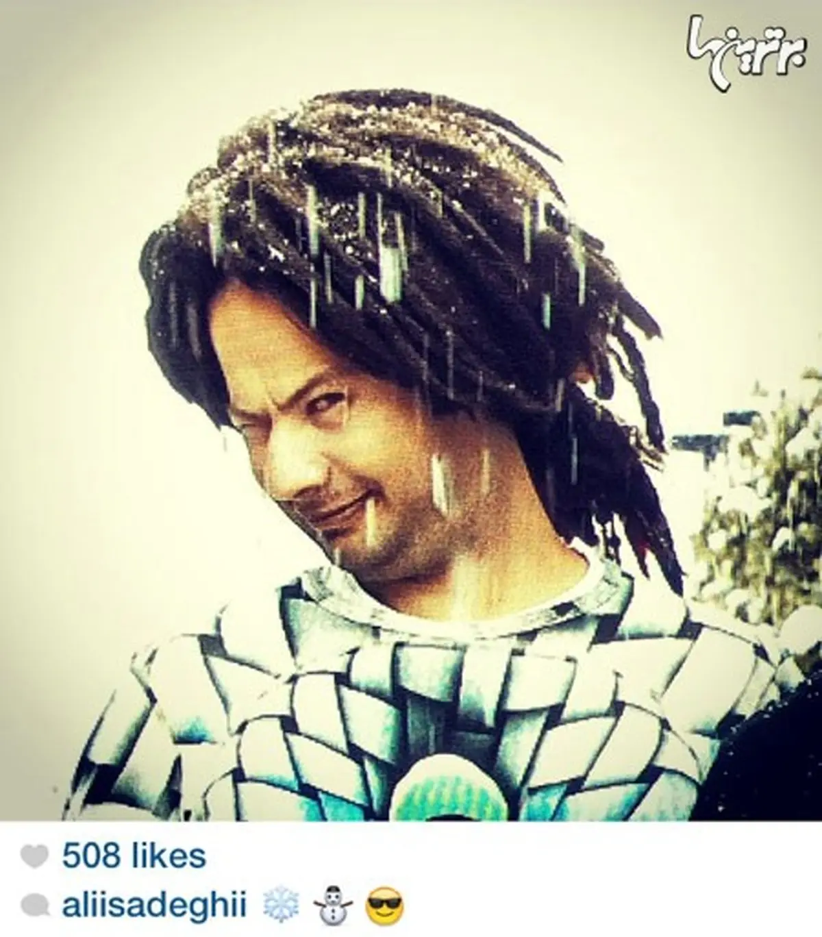 تیپ جدید علی صادقی/عکس