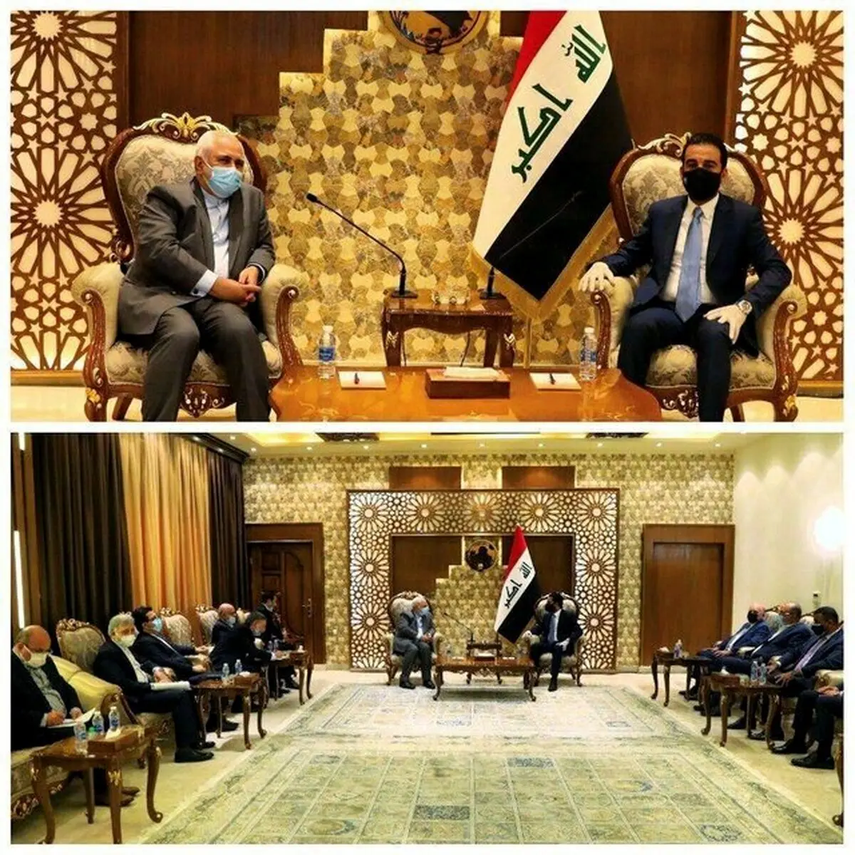 ماجرای نبودن پرچم ایران در سفر ظریف به عراق چه بود؟