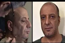 گریم متفاوت امیر جعفری در فیلم جدید مدیری/عکس