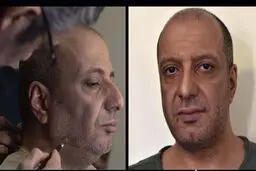 گریم متفاوت امیر جعفری در فیلم جدید مدیری/عکس