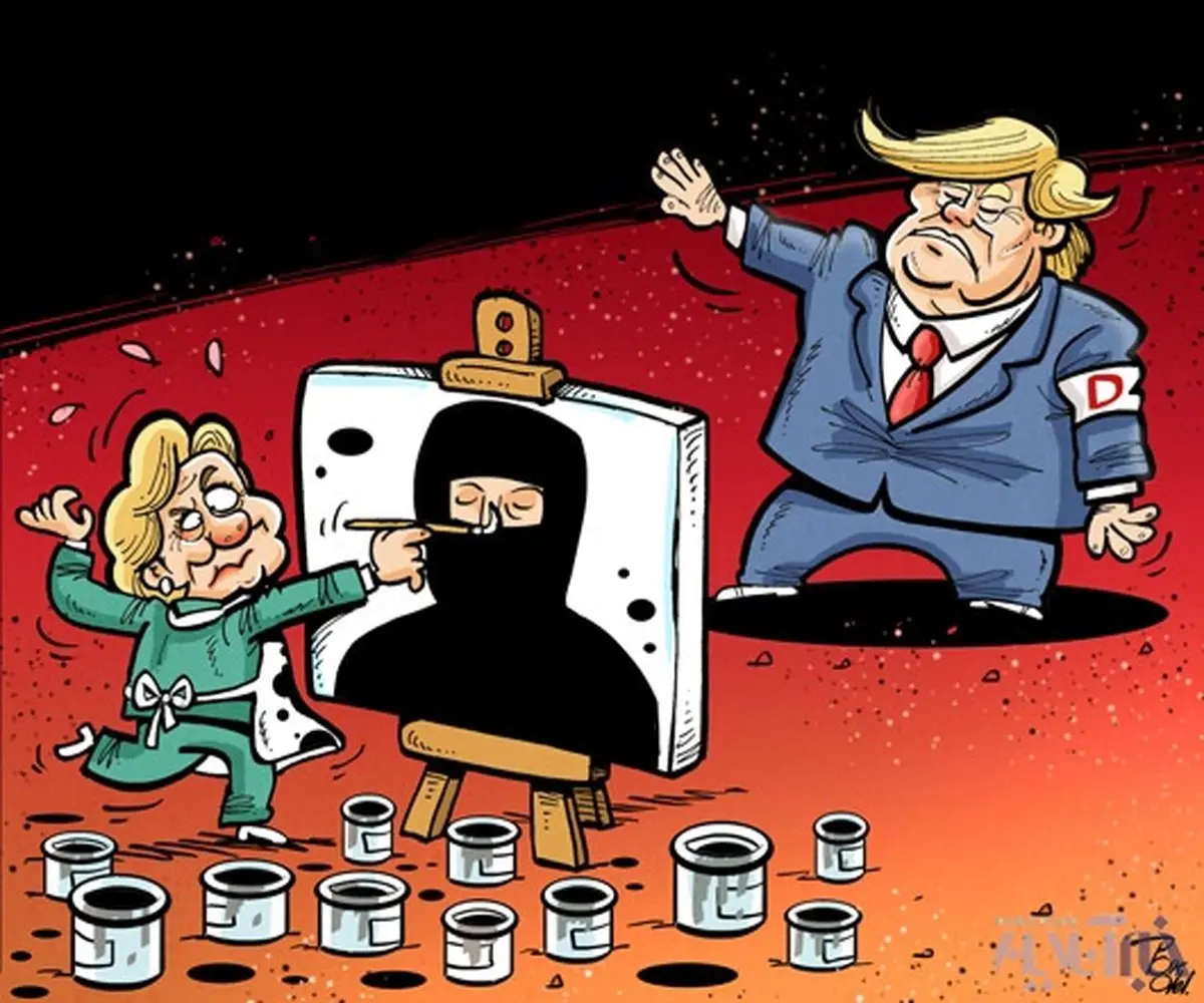 حامی موطلایی داعش!/ کاریکاتور