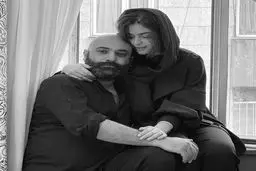 عکس جدید ریحانه پارسا در آغوش همسرش