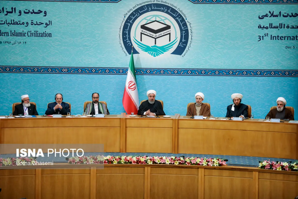 کنفرانس بین‌المللی وحدت اسلامی با حضور رییس جمهور/تصاویر