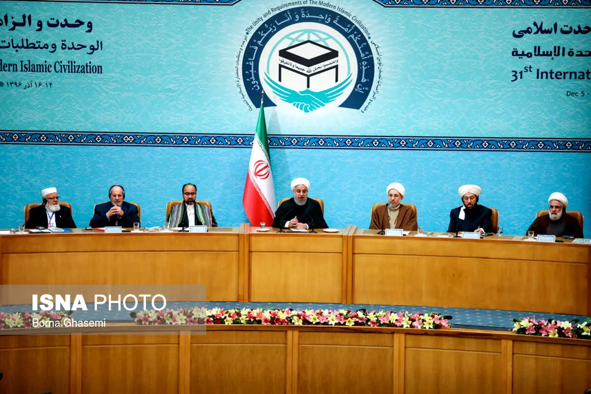 کنفرانس بین‌المللی وحدت اسلامی با حضور رییس جمهور/تصاویر