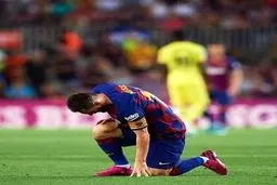 مسی دوباره مصدوم شد؟