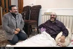 عیادت از فرج الله سلحشور/تصاویر