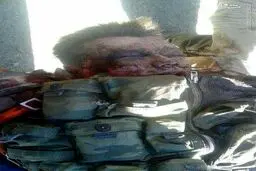 جسد خلبان کشته شده روسی/عکس