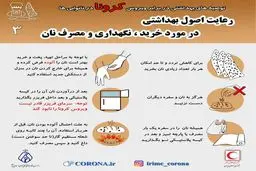 نان را چگونه از کرونا دور نگه داریم؟ + اینفوگرافی