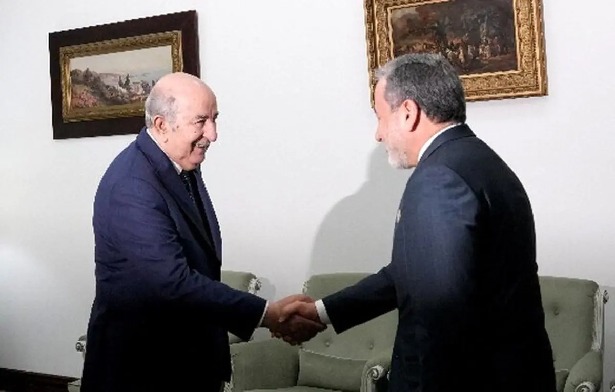 جزئیات دیدار عراقچی با رئیس‌جمهور الجزایر