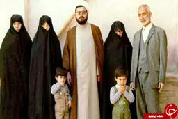 عکس یادگاری روحانی همراه خانواده