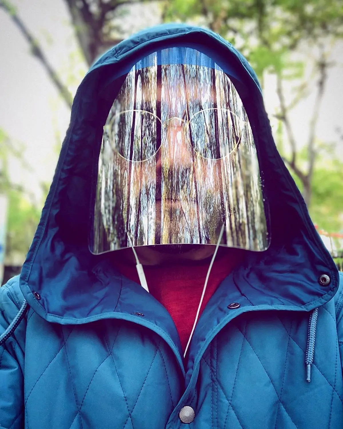 چهره متفاوت بازیگر دوپینگ از پشت شیلد! + عکس