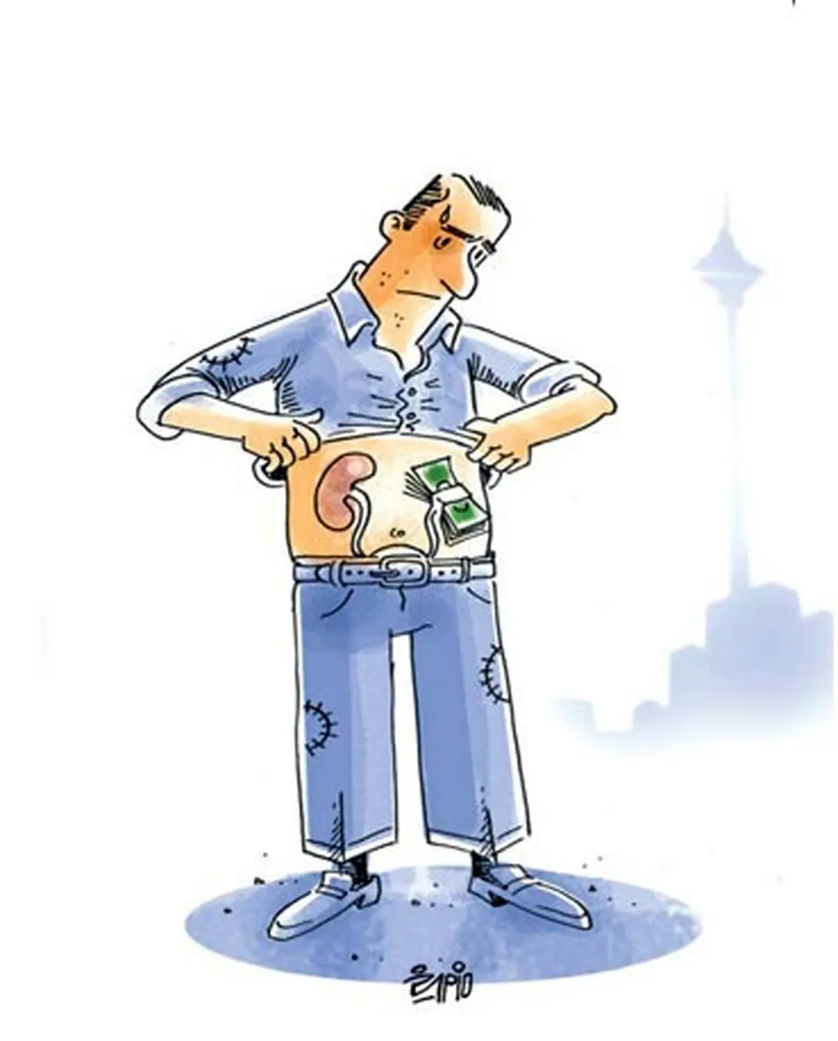 در حاشیه واقعی!/کاریکاتور