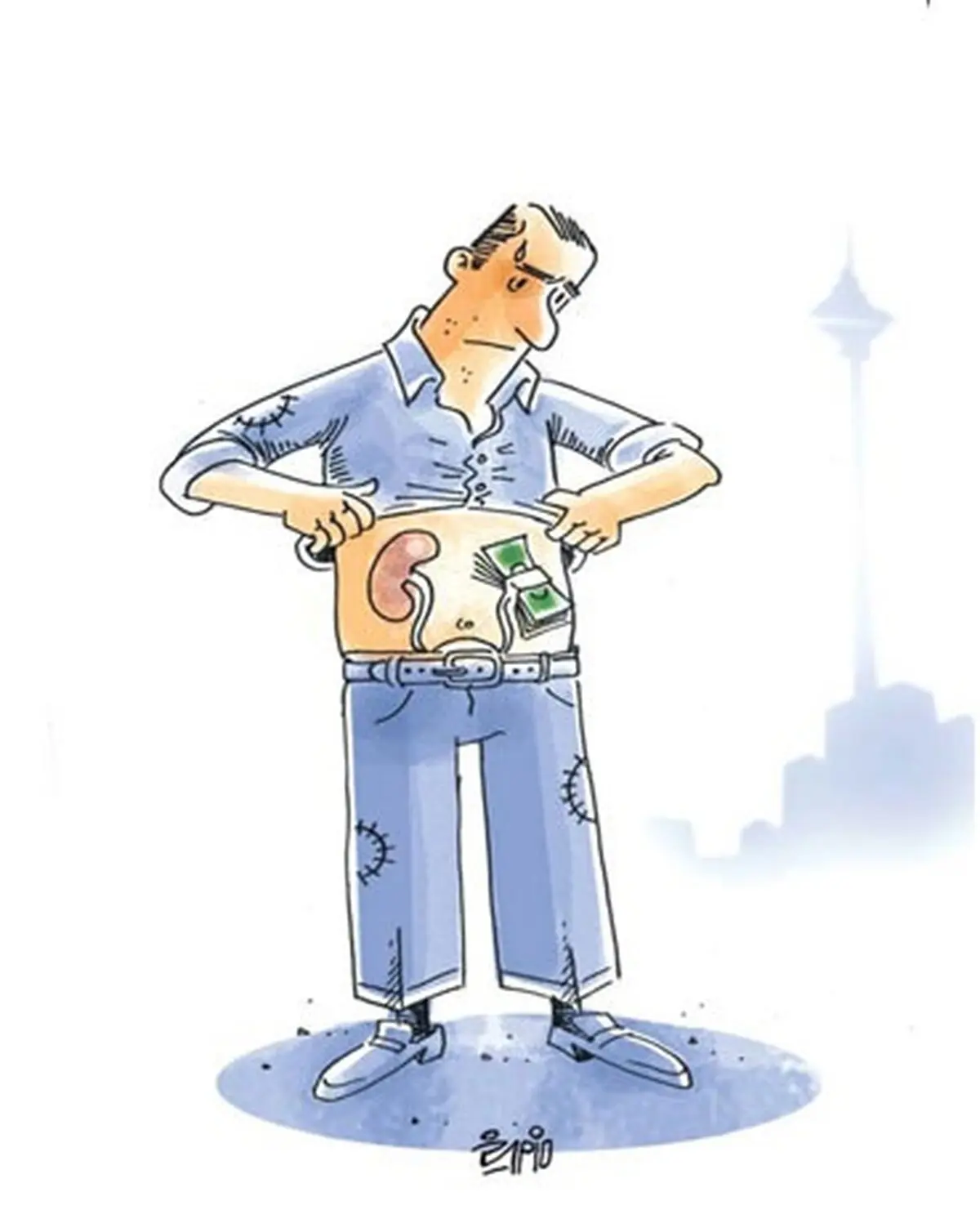 در حاشیه واقعی!/کاریکاتور