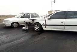 تصادف زنجیره ای در محور بروجرد_ اراک / تصاویر