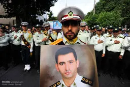 تصاویر تشییع پیکر شهید جواد مرادی