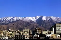 سفیدپوش شدن ارتفاعات تهران /عکس