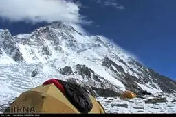 این دو کوهنورد ایرانی بر بام سرسخت ترین قله جهان /گزارش تصویری