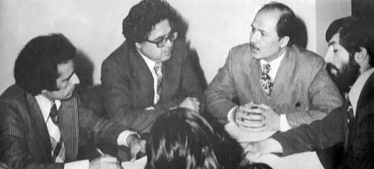 تصویری از غلامعلی حداد عادل در دوران طاغوت