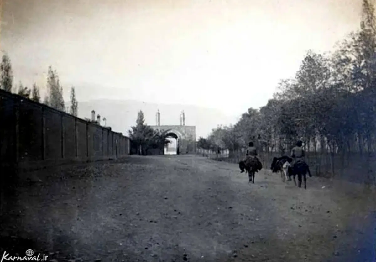عکسی دیده نشده از دروازه یوسف آباد تهران