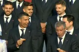 بی احترامی کریس رونالدو به سنت های روسی! + عکس