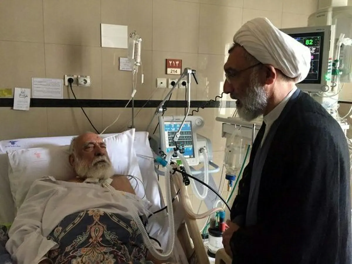 عیادت مصطفی پورمحمدی از حجت‌الاسلام طباطبایی