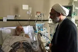 عیادت مصطفی پورمحمدی از حجت‌الاسلام طباطبایی