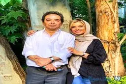 عکس / دنیا مدنی و پدرش ولی الله مدنی