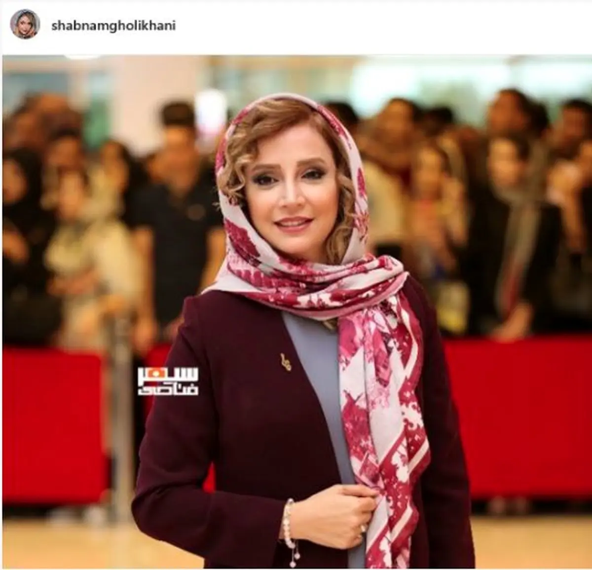 استایل متفاوت "شبنم قلیخانی" در جشن خصوصی سینما/عکس