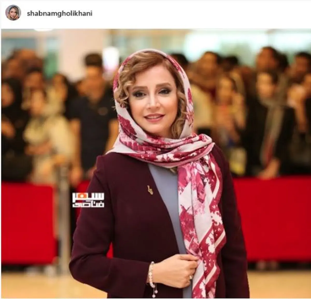 استایل متفاوت "شبنم قلیخانی" در جشن خصوصی سینما/عکس