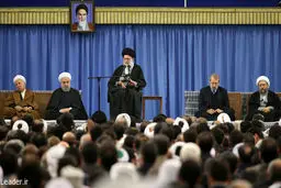 دیدار مسئولان نظام و مهمانان کنفرانس وحدت اسلامی با رهبر انقلاب/ گزارش تصویری