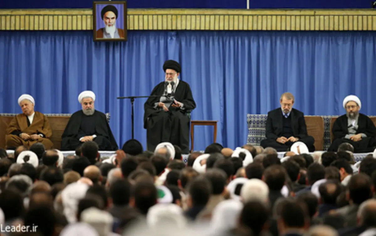 دیدار مسئولان نظام و مهمانان کنفرانس وحدت اسلامی با رهبر انقلاب/ گزارش تصویری