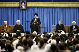 دیدار مسئولان نظام و مهمانان کنفرانس وحدت اسلامی با رهبر انقلاب/ گزارش تصویری
