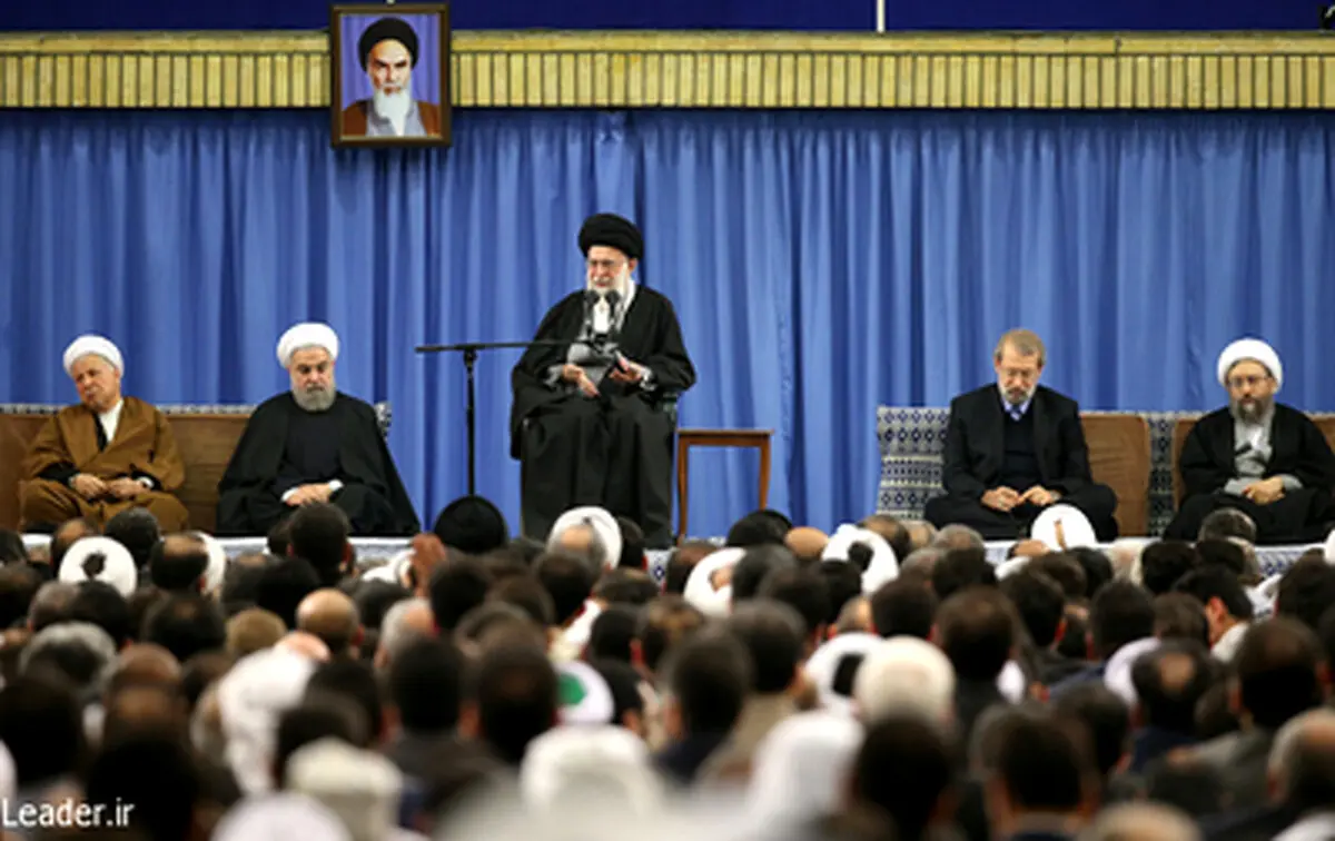 دیدار مسئولان نظام و مهمانان کنفرانس وحدت اسلامی با رهبر انقلاب/ گزارش تصویری
