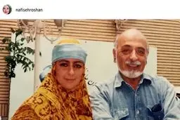 گریم «نفیسه روشن» در اولین تجربه بازیگریش/عکس