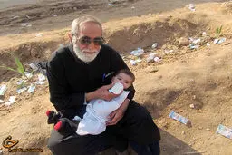 کوچکترین زائر اربعین/عکس